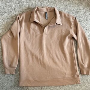 Mondetta Women's Tan Pullover Sweatshirt